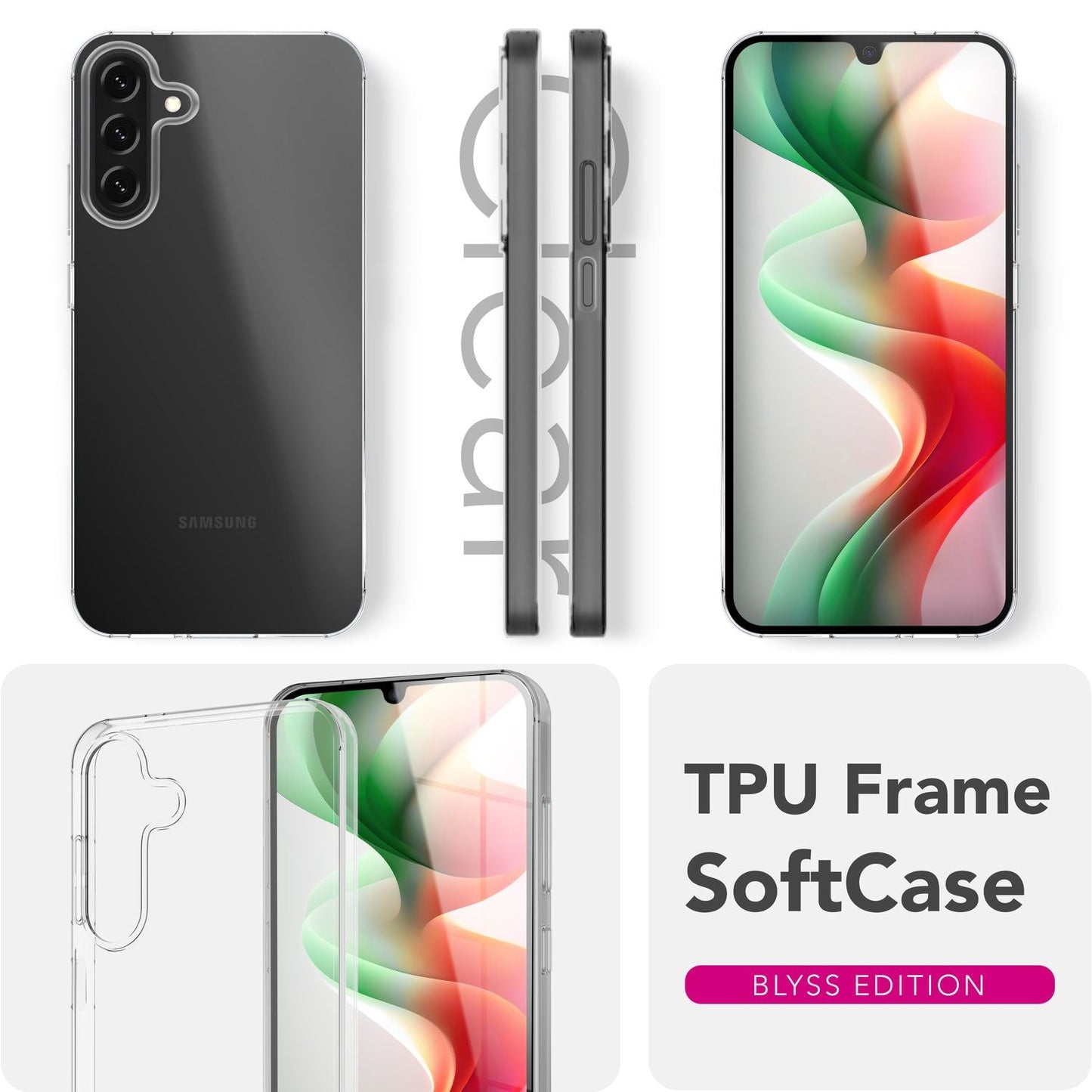 Husă NALIA AirFlex - Husă flexibilă TPU transparentă pentru Galaxy A26 - Subțire, rezistentă la apă