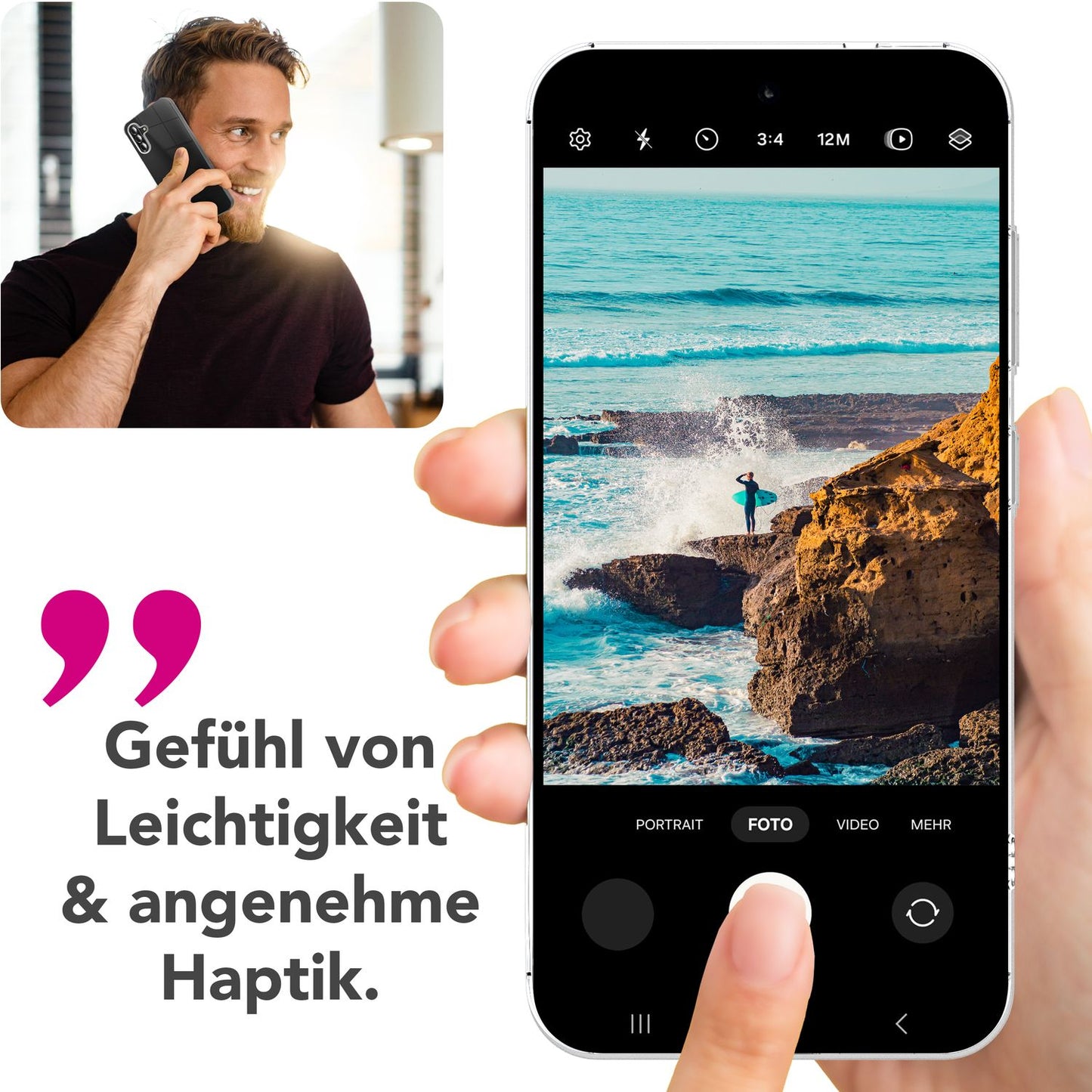 NALIA AirFlex Hülle für Samsung Galaxy A36 / Galaxy A56 – Klare TPU Silikon Schutzhülle, Flexibel & Schlank, Alltagsschutz Cover gegen Kratzer, Transparente Dezente Handyhülle