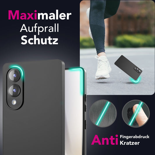 Etui NALIA Strider do Samsunga Galaxy S25 Edge – smukłe, matowe, silikonowe etui ochronne