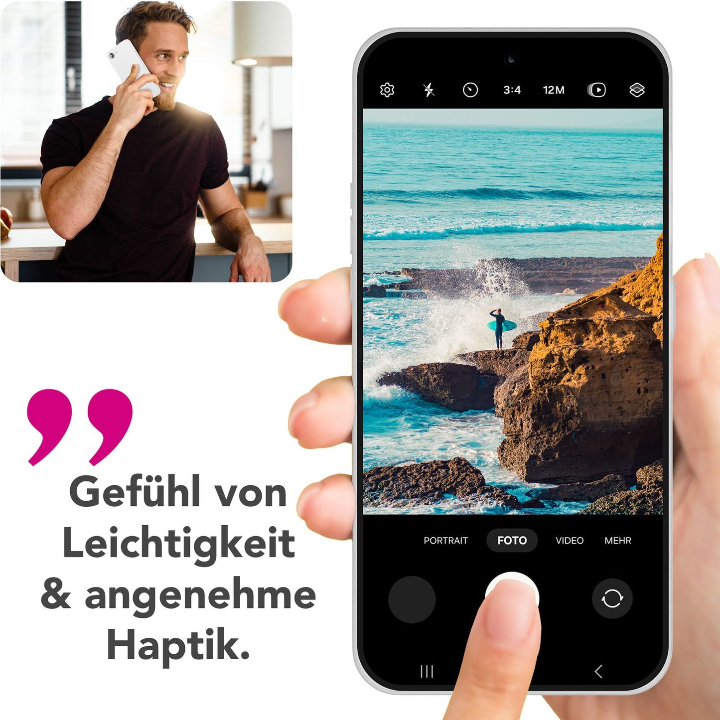 NALIA Phantom Hülle für iPhone 16e, Extrem Dünn, 0,3mm Hardcover, Mattes Design, Soft-Touch & Rutschfest, Minimalistisch & Elegant, Anti-Fingerprint Handyhülle