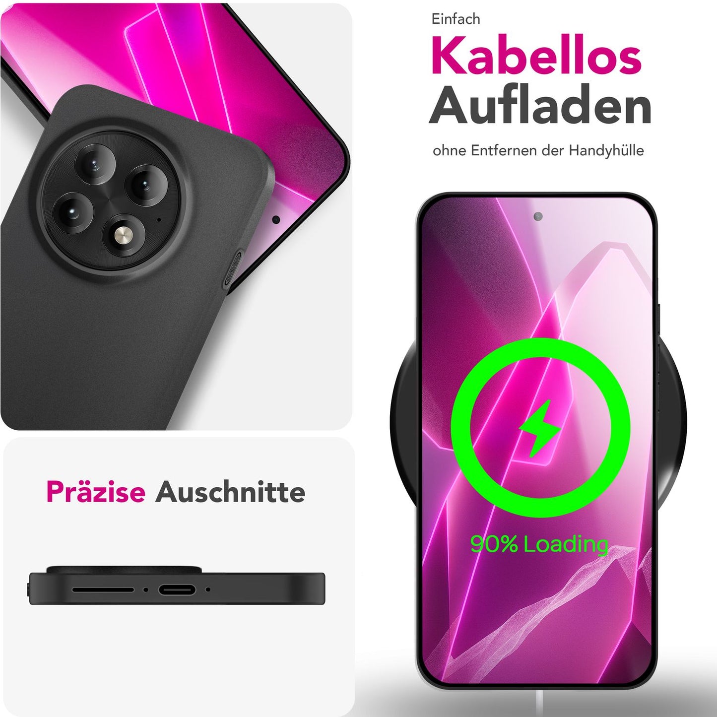 NALIA Phantom Hülle für OnePlus 13 – Ultradünnes 0,3mm Handycase, Matt Beschichtet, Anti-Fingerprint Cover, Extrem Leichtes Hardcase, Schutzhülle im Minimal-Style