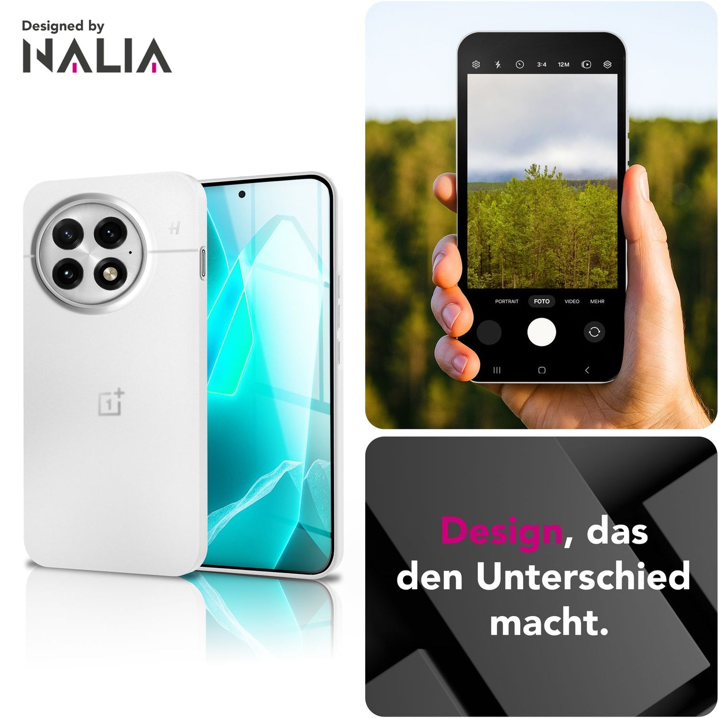 NALIA Phantom Hülle für OnePlus 13 – Ultradünnes 0,3mm Handycase, Matt Beschichtet, Anti-Fingerprint Cover, Extrem Leichtes Hardcase, Schutzhülle im Minimal-Style