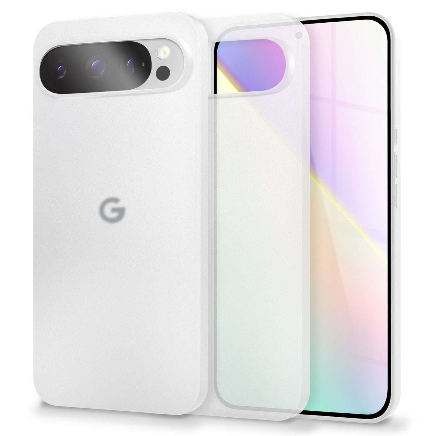NALIA Phantom Hülle für Google Pixel 9 Pro – 0,3mm Dünnes Handycase, Leichtes Hardcover mit matter Oberfläche, Anti-Fingerprint Schutzhülle im Sleek Design