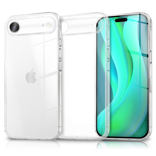 NALIA AirFlex Kristallklare Silikonhülle Für iPhone 17 Air - Durchsichtiges TPU, Anti-Gelb, Schlank