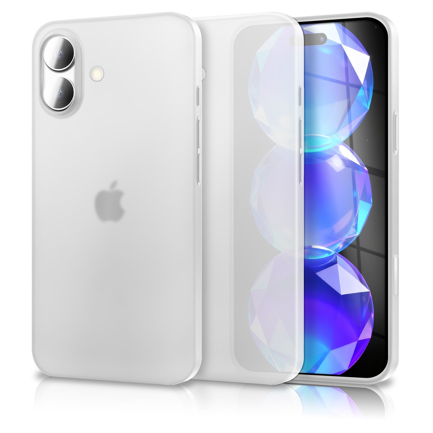 NALIA Phantom Extrem de Subțire și Ușoară - 0,3 mm grosime, Ultra-Ușoară, Anti-amprentă