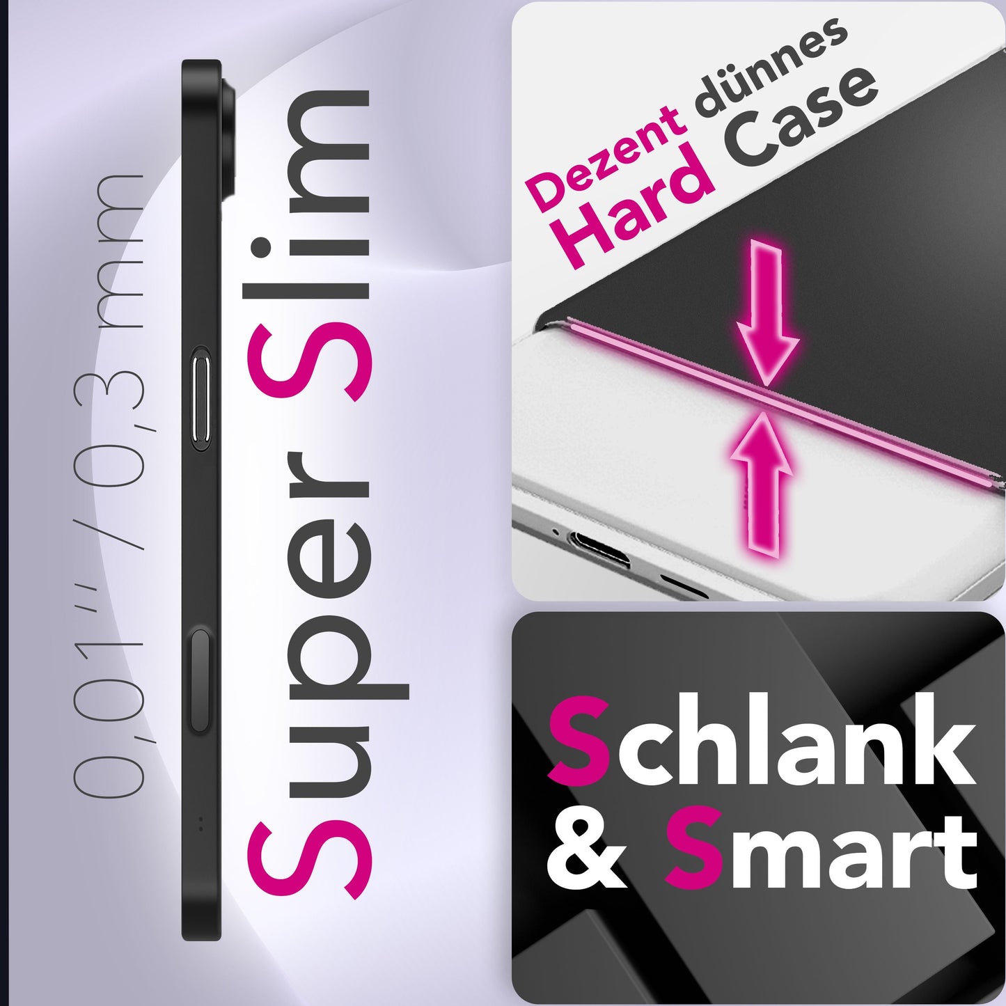 NALIA Hülle Phantom für Apple iPhone 17 Air (Extrem Dünn) - Ultraflaches 0,3mm Hardcase, Mattiert & Anti-Fingerprint, Slim Design Cover, Federleichte Schutzhülle