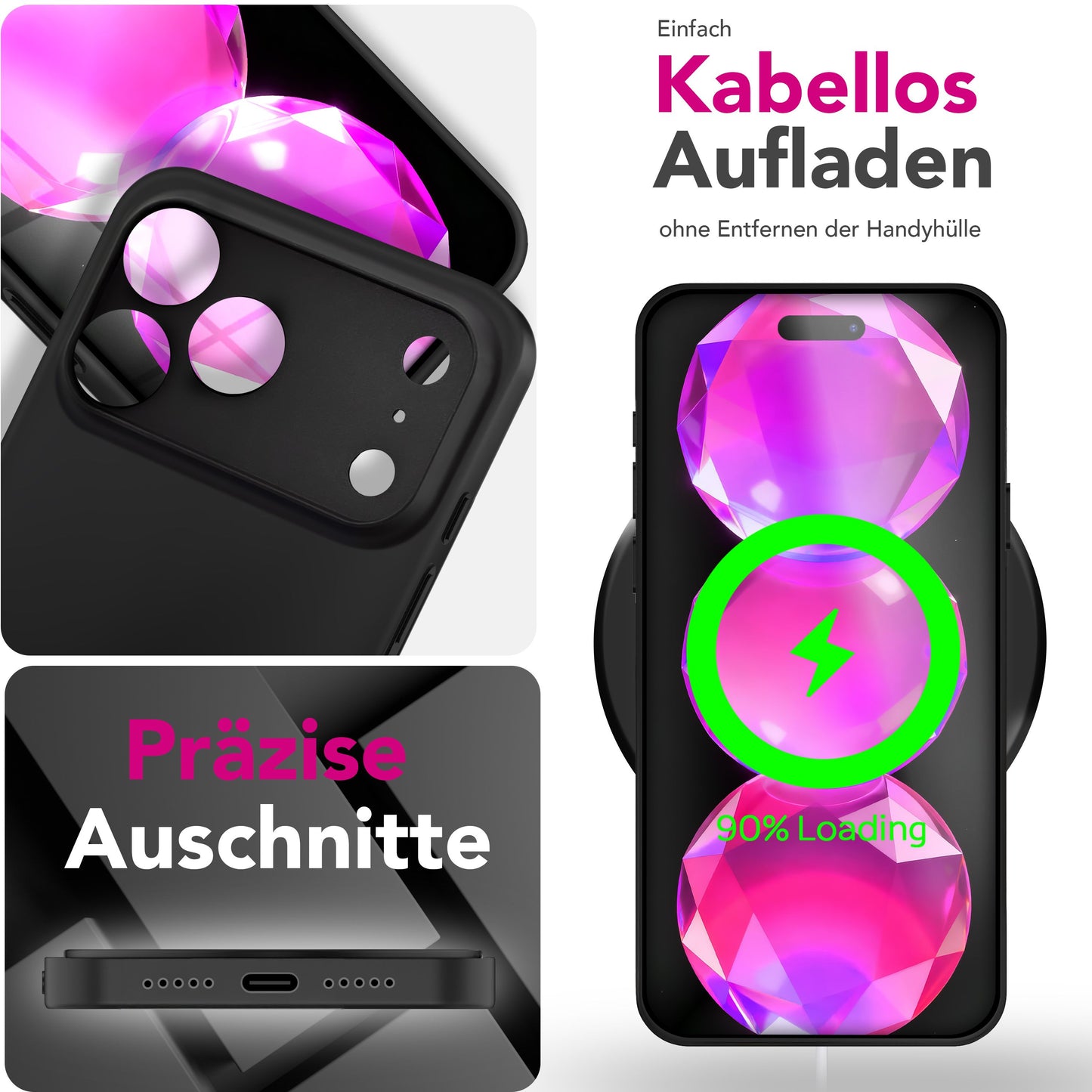 NALIA Hülle Phantom Ultra Dünn - 0,3 Millimeter Dicke, Matte Anti Schlieren Oberfläche, Federleicht