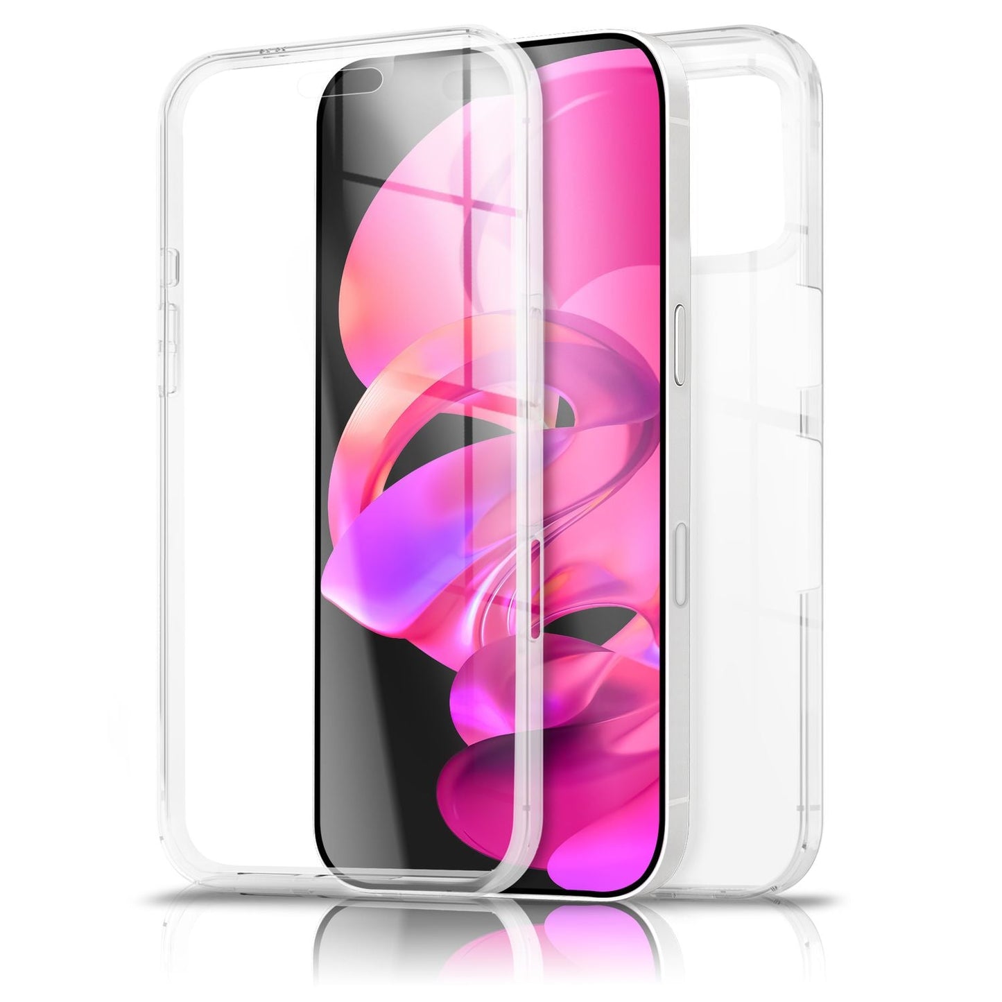 NALIA 360Guard Transparent Rundumschutz - Passend Für IPhone 17 Pro Max, Kratzfeste PC-Rückseite, Gehärtete Displayfolie