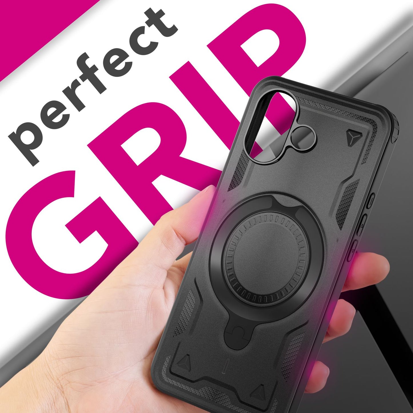 NALIA Stormguard Niezniszczalny Pancerny Futerał Outdoorowy MagSafe - Pojemność Wydajność Wymiary