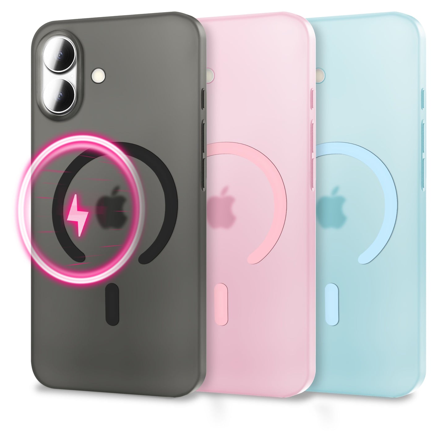 Etui NALIA MagSafe Thinix Ultra Thin – grubość 0,3 mm – zgodność z MagSafe – matowe, odporne na odciski palców