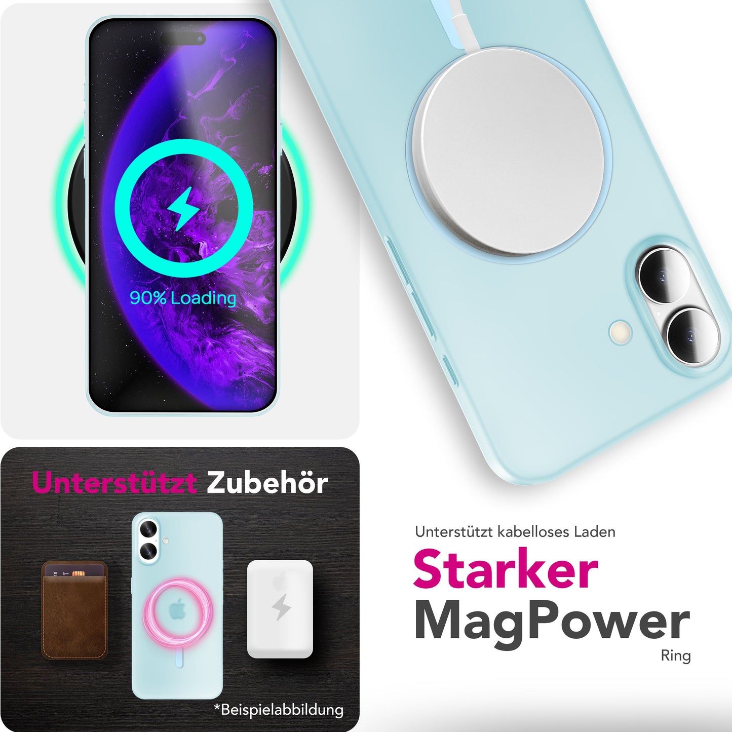 Etui NALIA MagSafe Thinix Ultra Thin – grubość 0,3 mm – zgodność z MagSafe – matowe, odporne na odciski palców