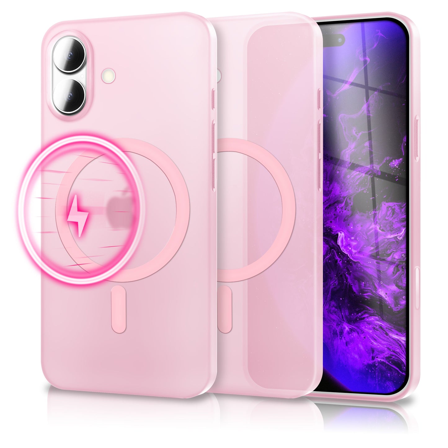 Etui NALIA MagSafe Thinix Ultra Thin – grubość 0,3 mm – zgodność z MagSafe – matowe, odporne na odciski palców