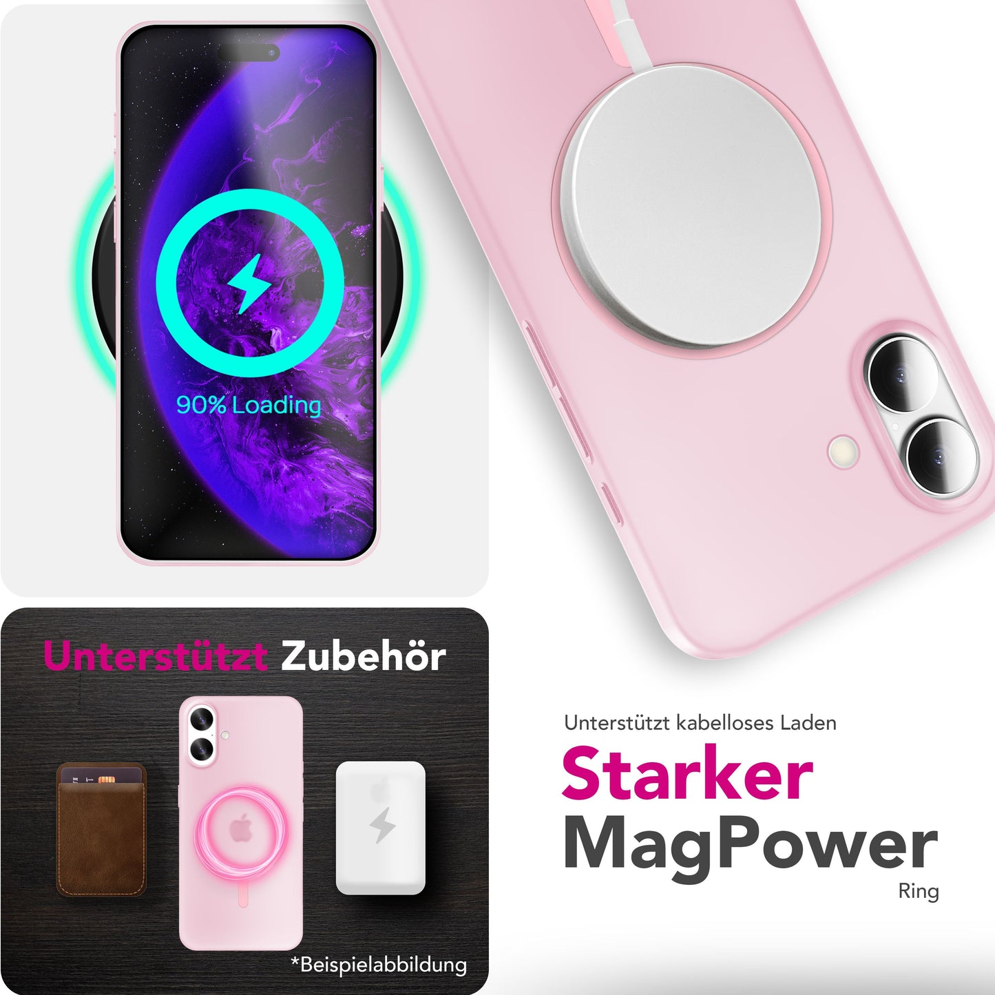 Etui NALIA MagSafe Thinix Ultra Thin – grubość 0,3 mm – zgodność z MagSafe – matowe, odporne na odciski palców