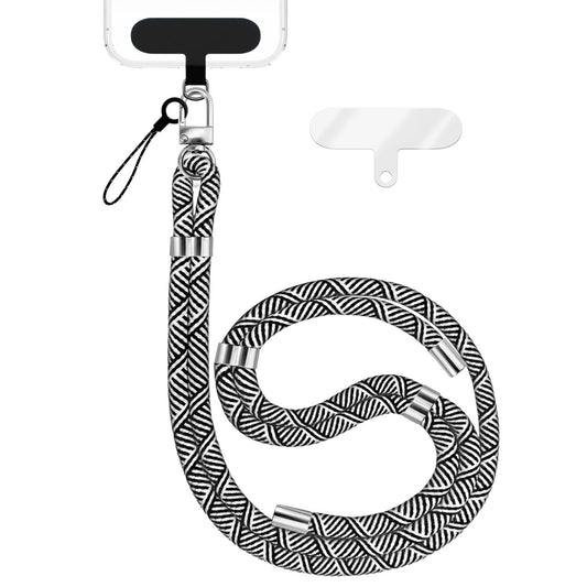 NALIA HoldMe Universell Handykette - Verstellbares Nylonseil Bis 80 cm Abnehmbares Band Mit Karabiner