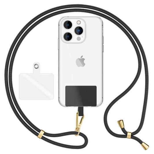 NALIA Berlin Universal-Kette Pad - Länge 160 cm, Metallkarabiner, Patch, Handy Hülle Kompatibel