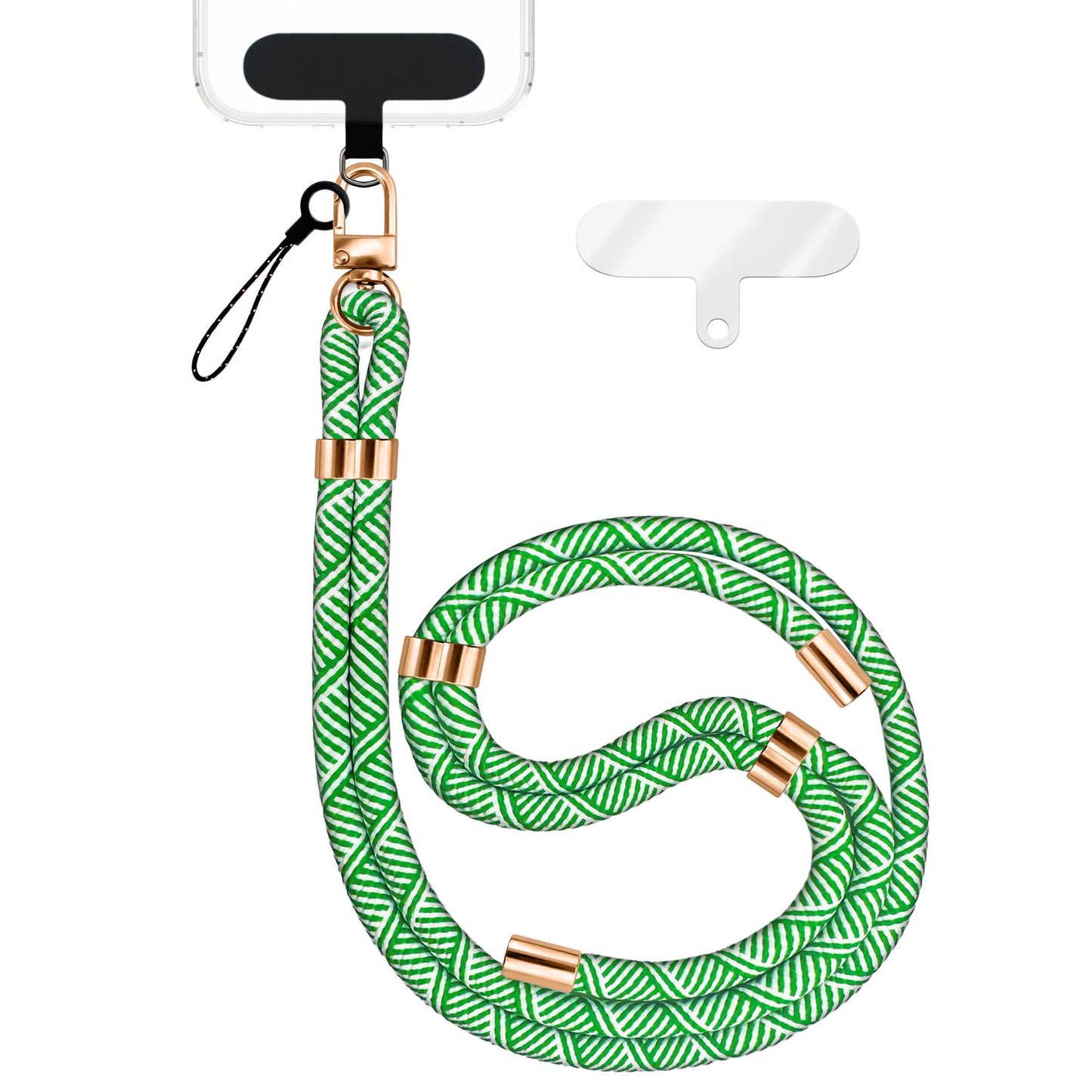 NALIA HoldMe Universal Handykette Mit Karabiner - Nylon-Seil Verstellbar Abnehmbar