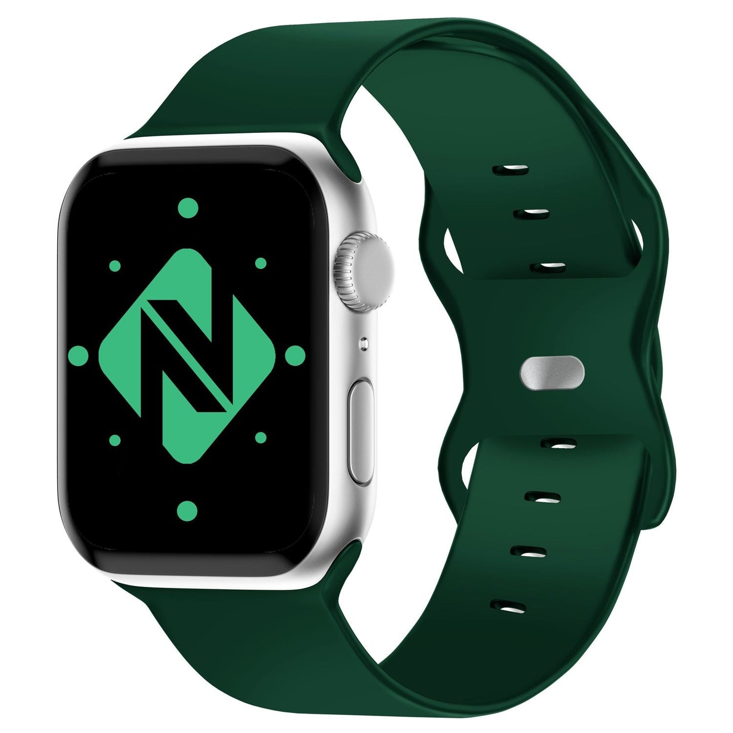 Silikon Armband für Apple Watch SE/8/7/6/5/4/3/2/1, 38mm 40mm 41mm