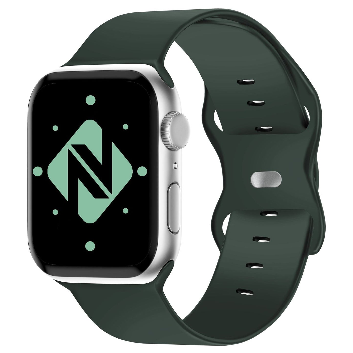 Silikon Armband für Apple Watch SE/8/7/6/5/4/3/2/1, 38mm 40mm 41mm