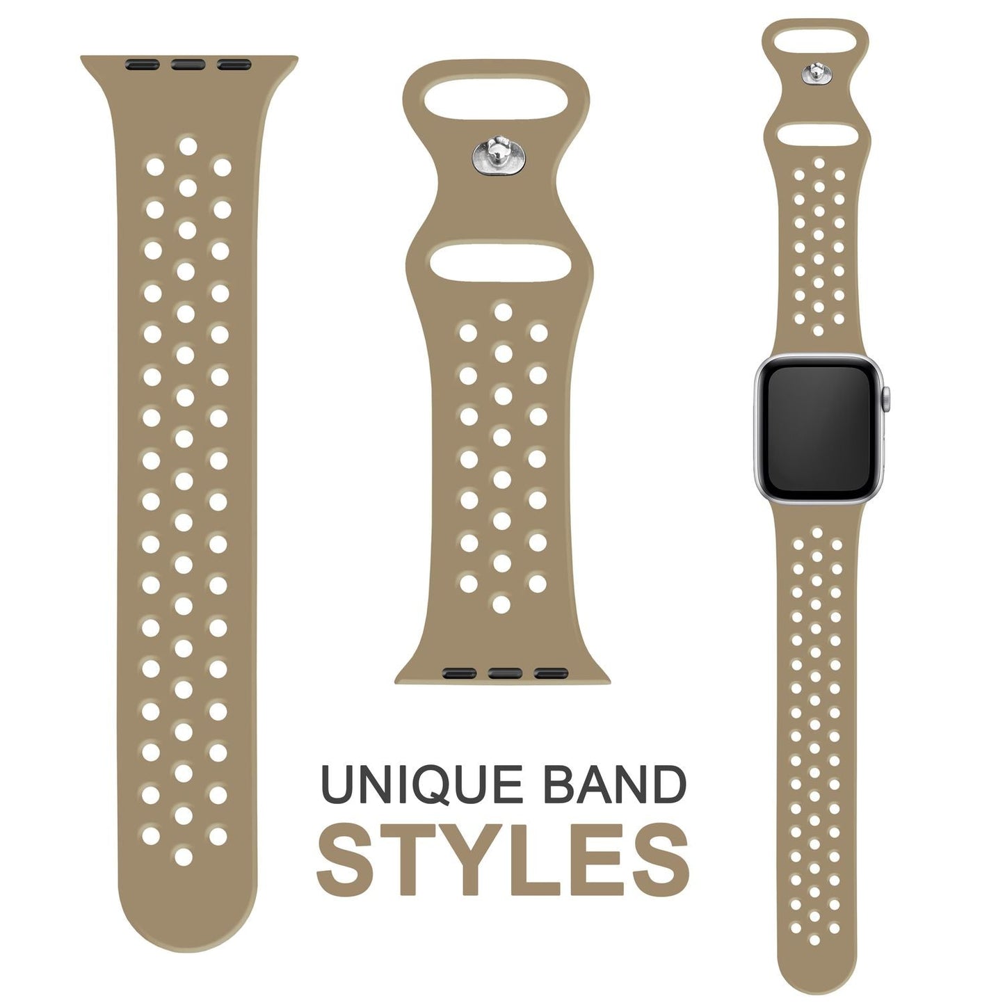 Curea de ceas perforată pentru Apple Watch Ultra/SE/8/7/6/5/4/3/2/1, 42mm 44mm 45mm 49mm