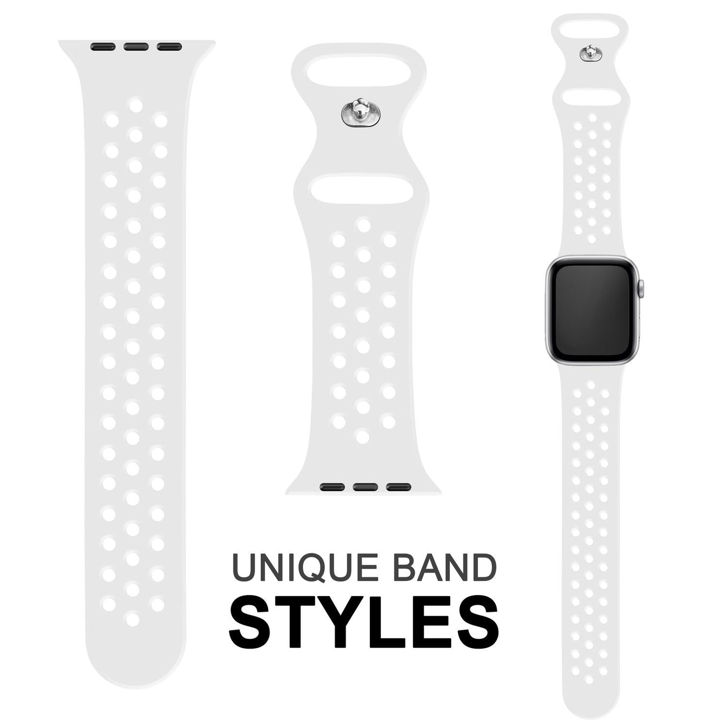 Curea de ceas perforată pentru Apple Watch Ultra/SE/8/7/6/5/4/3/2/1, 42mm 44mm 45mm 49mm