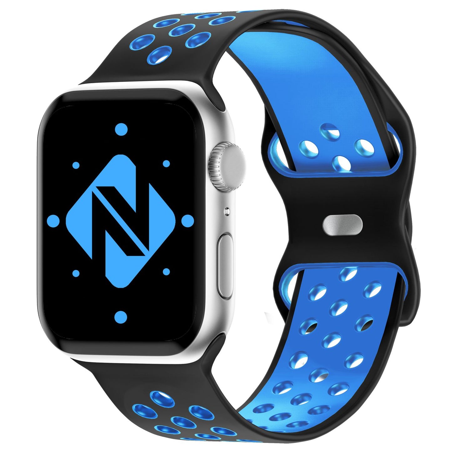 Airflow Silikon Armband für Apple Watch Ultra/Se/8/7/6/5/4/3/2/1, 38/40/41mm