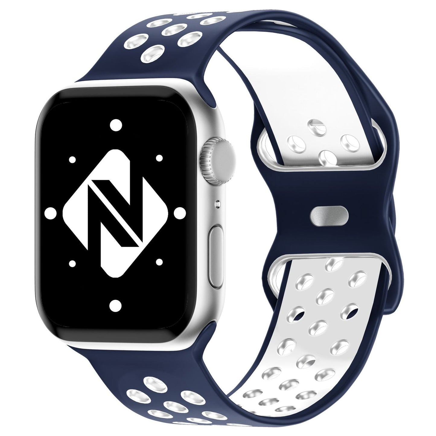 Airflow Silikon Armband für Apple Watch Ultra/Se/8/7/6/5/4/3/2/1, 38/40/41mm