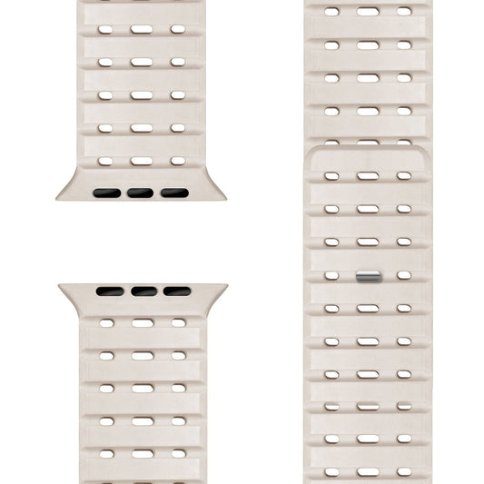 Brățară NALIA Volt cu buclă magnetică din silicon - Dimensiunea carcasei 42 44 45 49 mm, Material silicon, Închidere cu știft de acționare