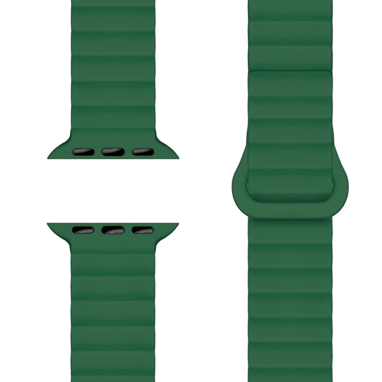 NALIA Core Armband Magnetischer Komfort - Größe 38/40/41/42mm, Atmungsaktives Silikon, Wasserfest