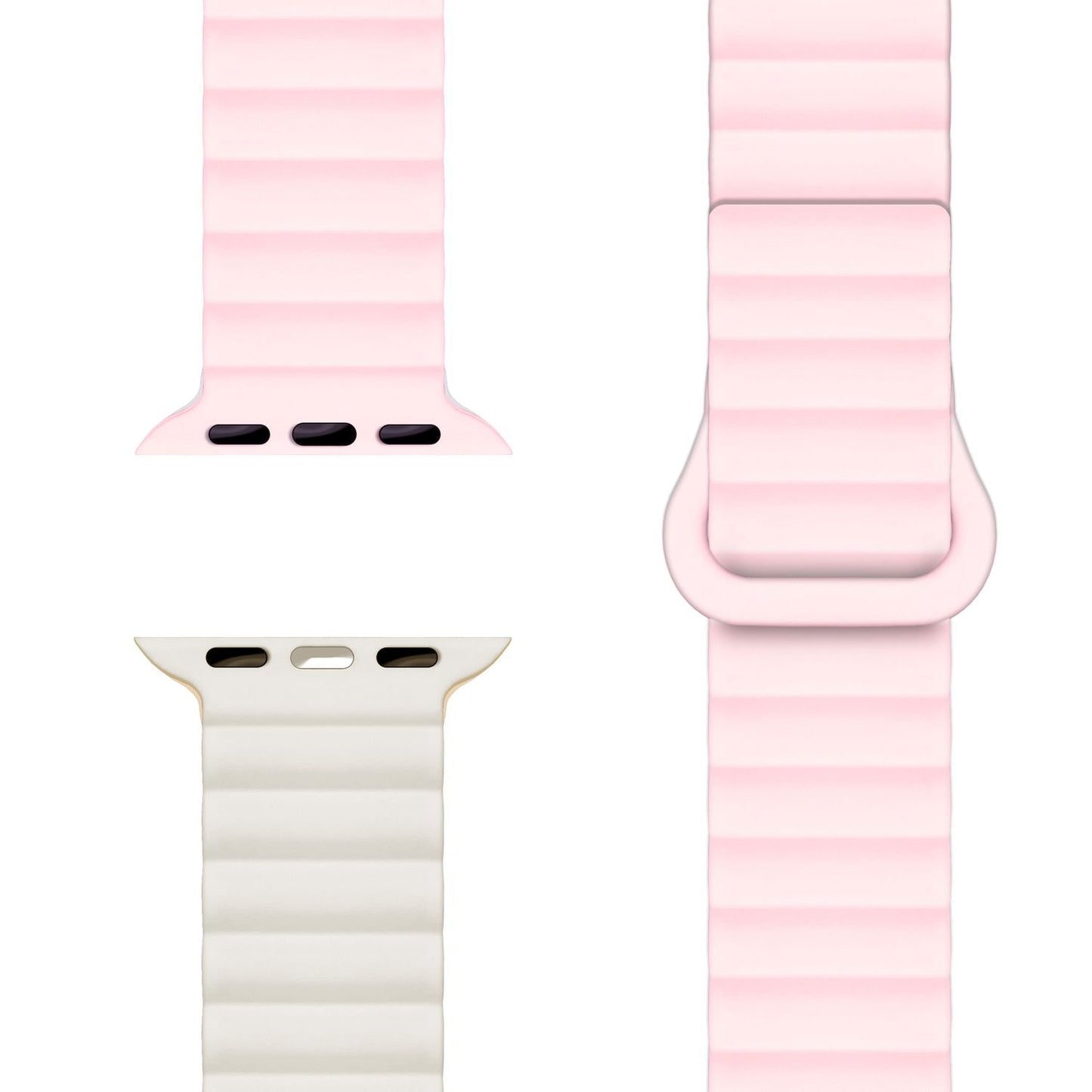 NALIA Core Armband Magnetischer Komfort - Größe 38/40/41/42mm, Atmungsaktives Silikon, Wasserfest