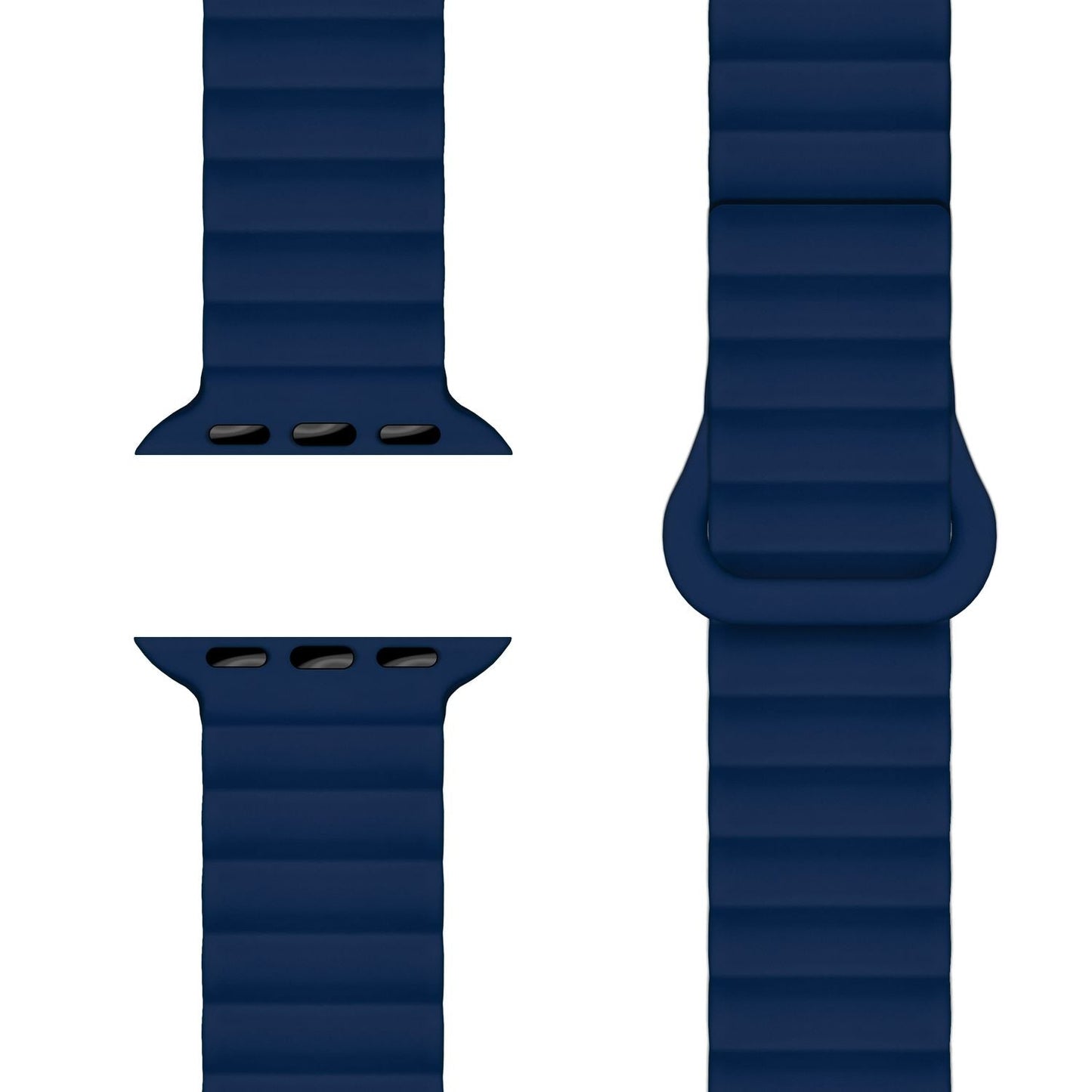 NALIA Core Armband Magnetischer Komfort - Größe 38/40/41/42mm, Atmungsaktives Silikon, Wasserfest