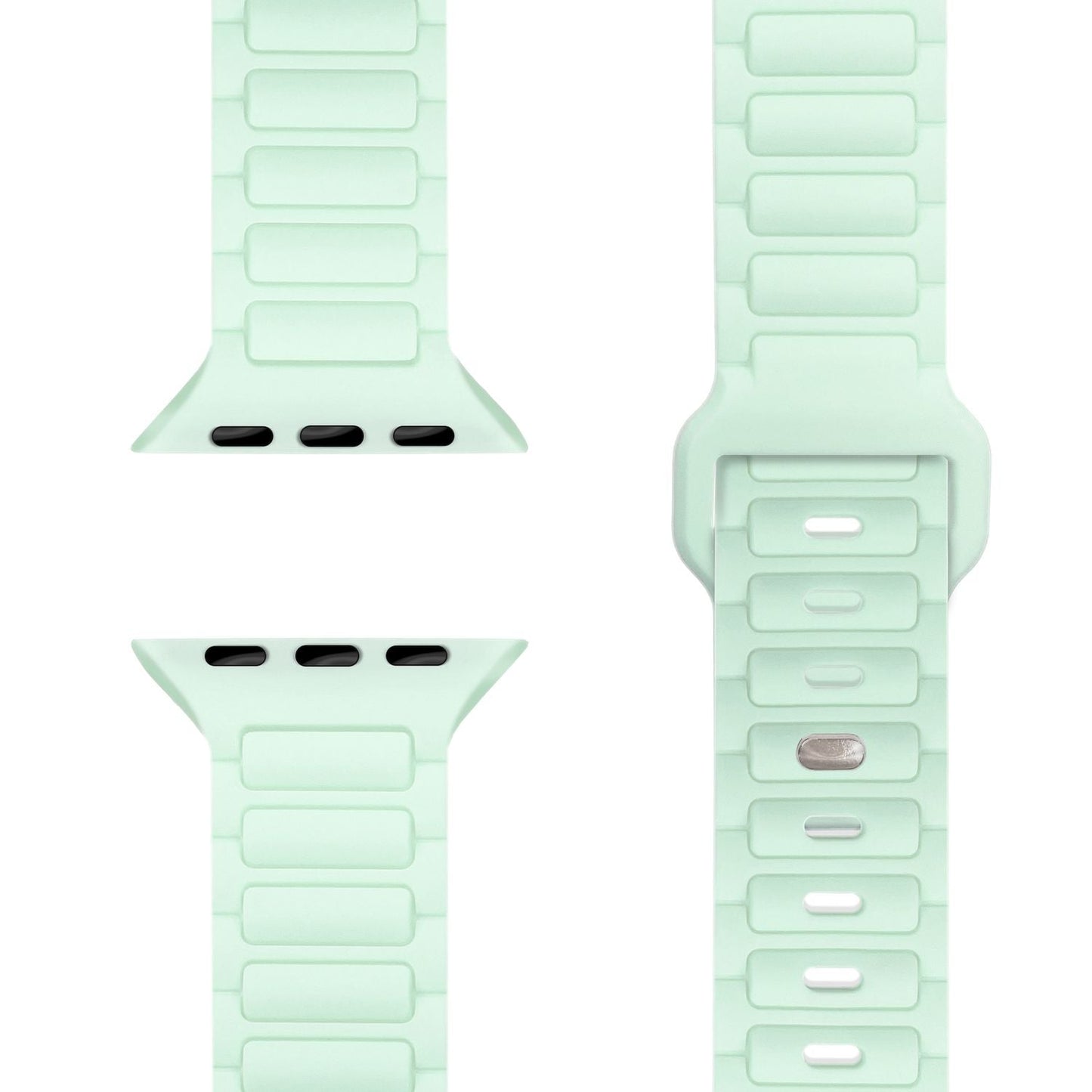 NALIA Pulse Armband 3D Textur Silikon - Größe 38/42mm SteckPin