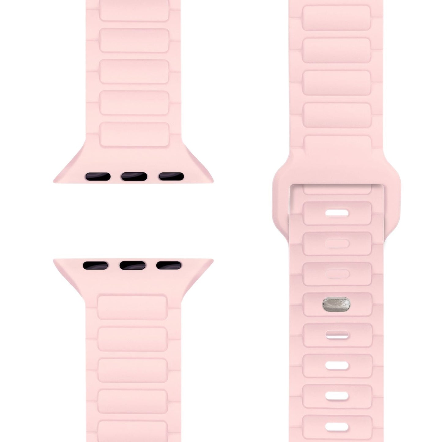 NALIA Pulse Armband 3D Textur Silikon - Größe 38/42mm SteckPin