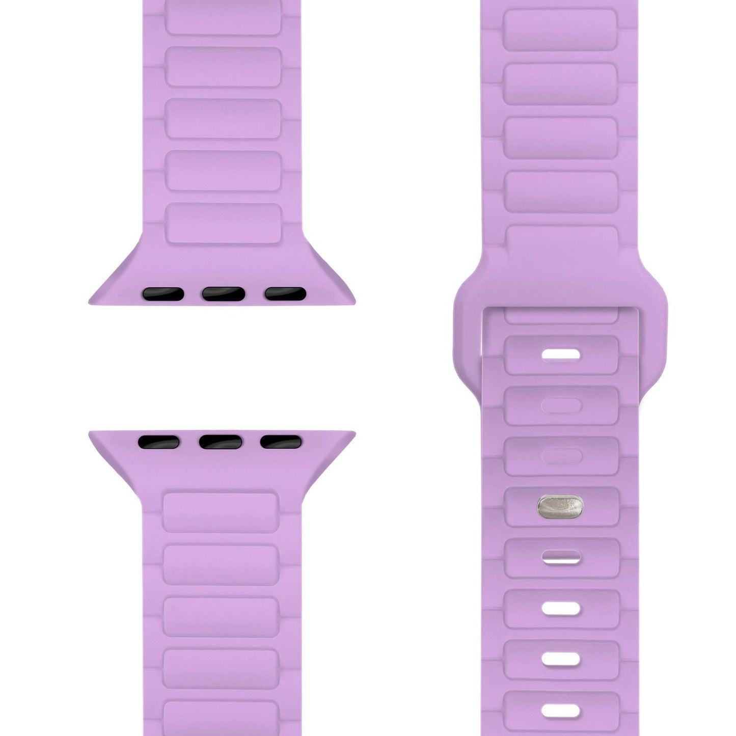 NALIA Pulse Armband 3D Textur Silikon - Größe 38/42mm SteckPin