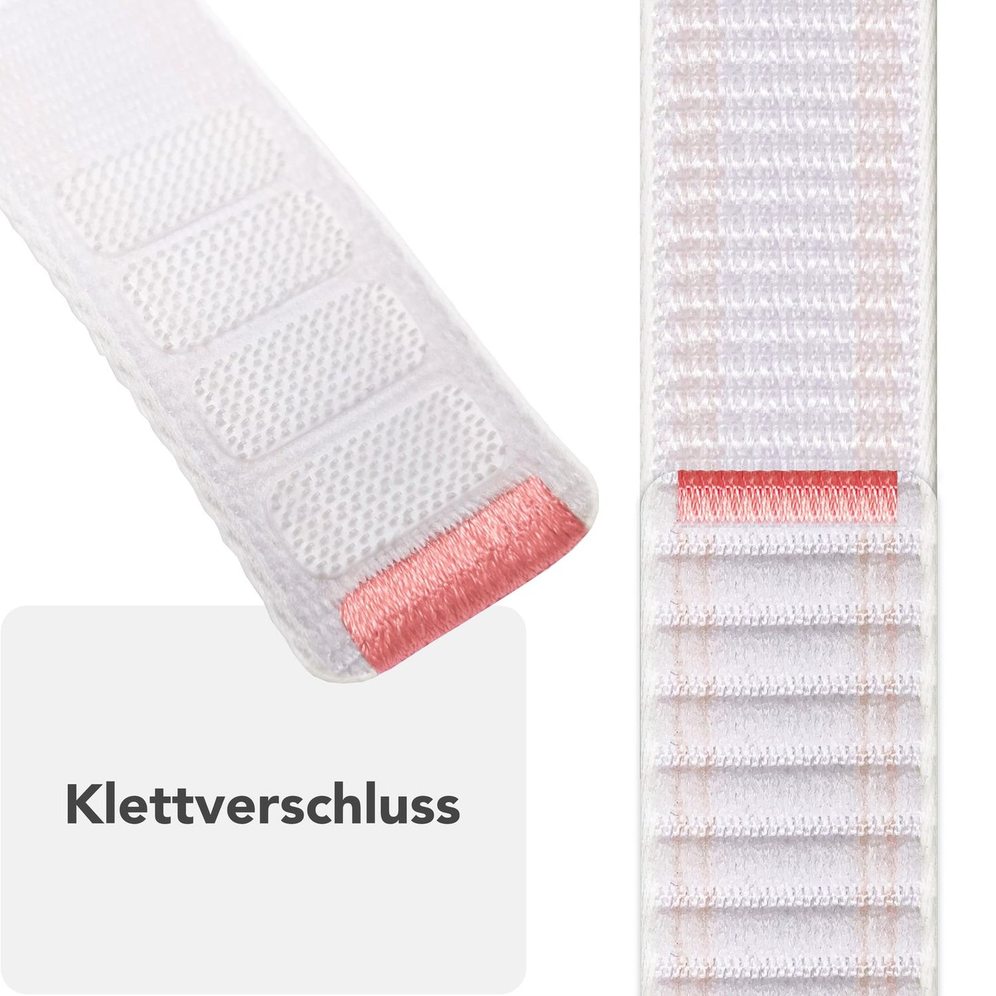 Curea de ceas NALIA Evolv pentru Apple Watch SE/10/9/8/7/6/5/4/3/2/1, dimensiune carcasă 38/40/41/42 mm, curea de ceas din nailon elastic țesut cu închidere cu velcro