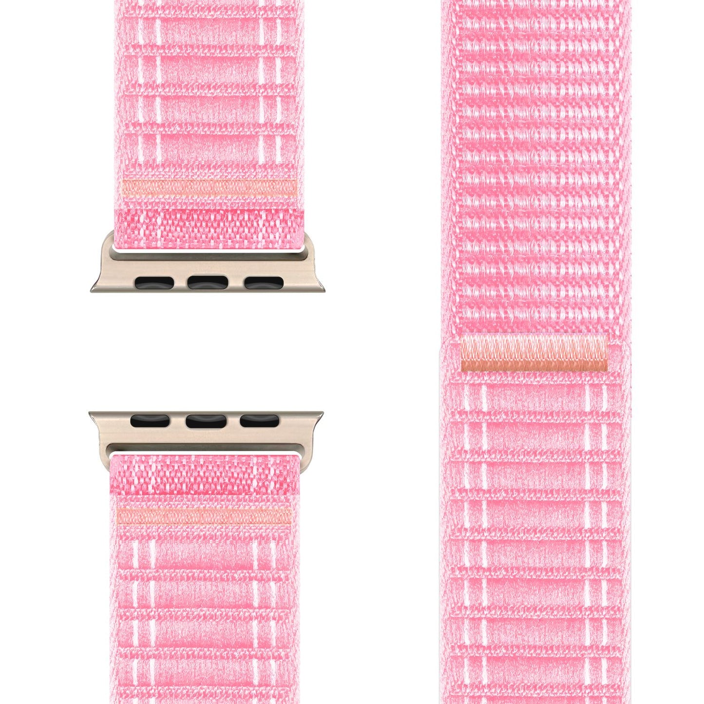 Curea de ceas NALIA Evolv pentru Apple Watch SE/10/9/8/7/6/5/4/3/2/1, dimensiune carcasă 38/40/41/42 mm, curea de ceas din nailon elastic țesut cu închidere cu velcro