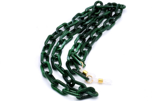 Brillenkette Größe XS Dunkelgrün