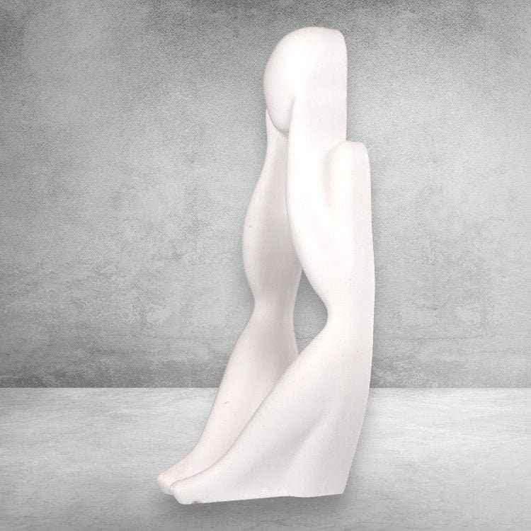 LunaKunst Skulptur Symbol Stärke - Größe 22x9x9 cm, Gewicht 1,1 kg