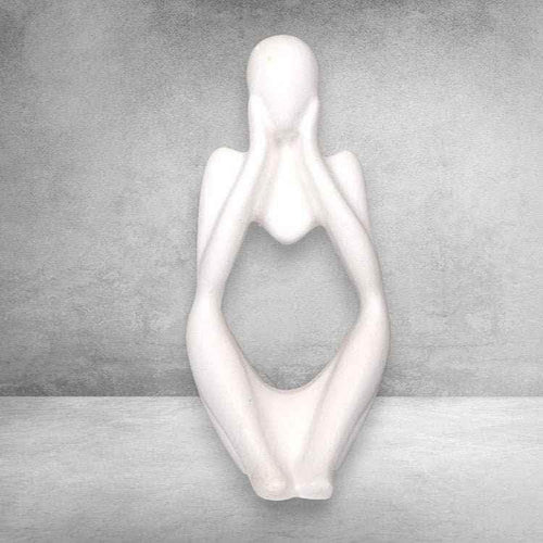 LunaKunst Skulptur Symbol Stärke - Größe 22x9x9 cm, Gewicht 1,1 kg