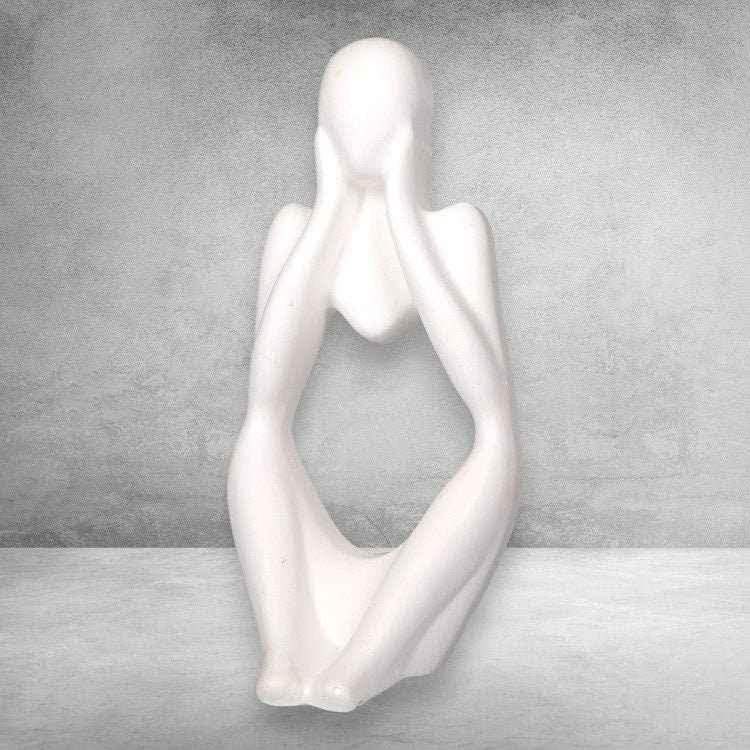 LunaKunst Skulptur Symbol Stärke - Größe 22x9x9 cm, Gewicht 1,1 kg