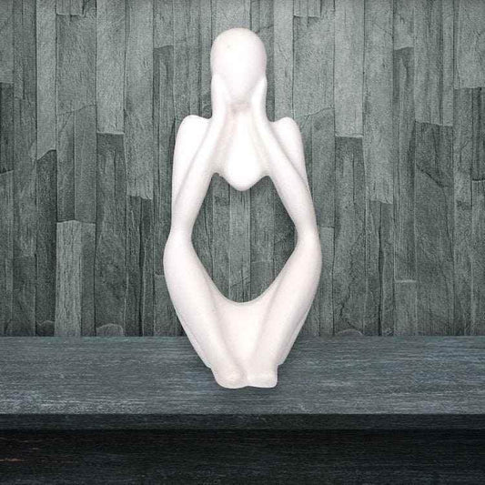 LunaKunst Skulptur Symbol Stärke - Größe 22x9x9 cm, Gewicht 1,1 kg