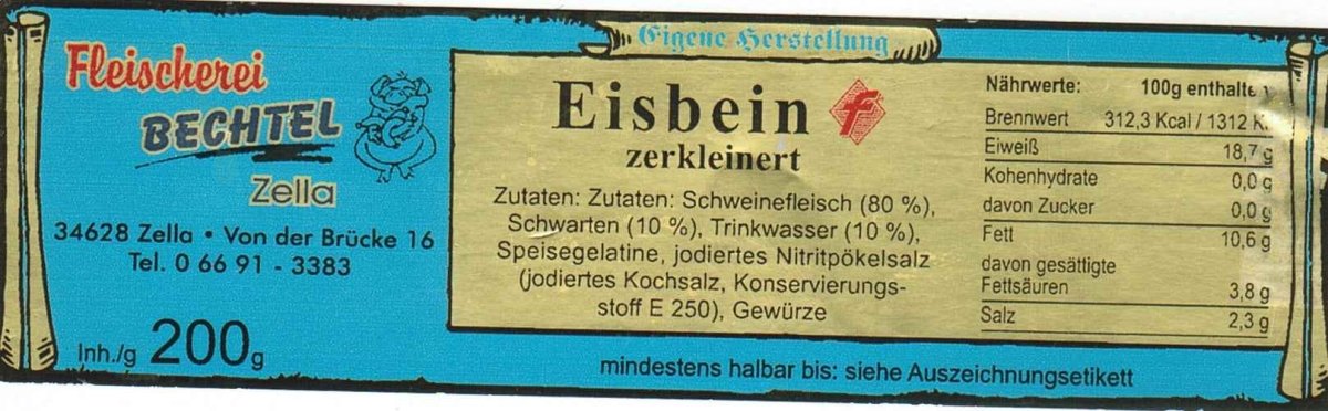 Eisbein într-un pahar