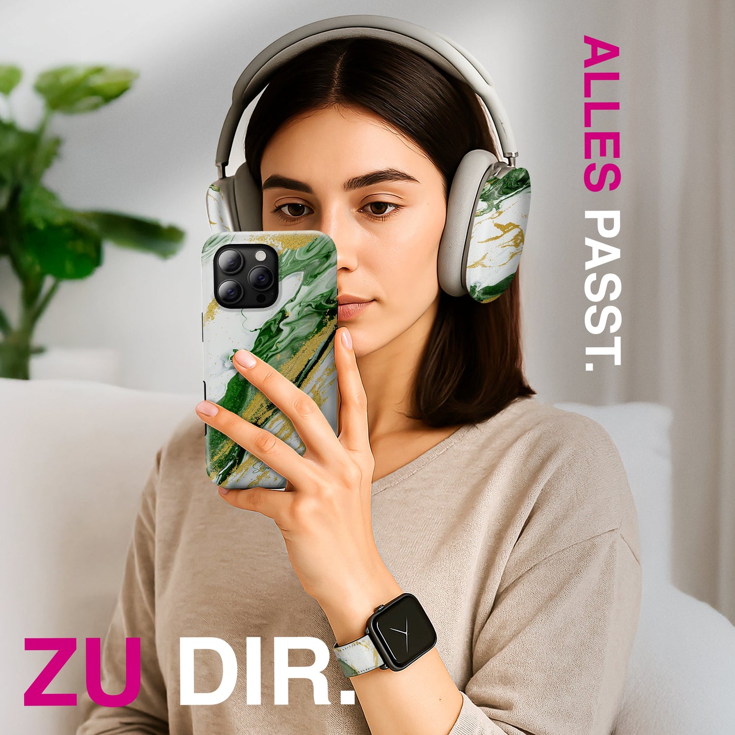 Husă Emerald pentru AirPods 1/2