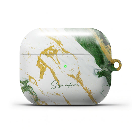 Husă NALIA Emerald pentru AirPods 4 - Protecție Signature, Material silicon, Dimensiuni 64x45x22 mm