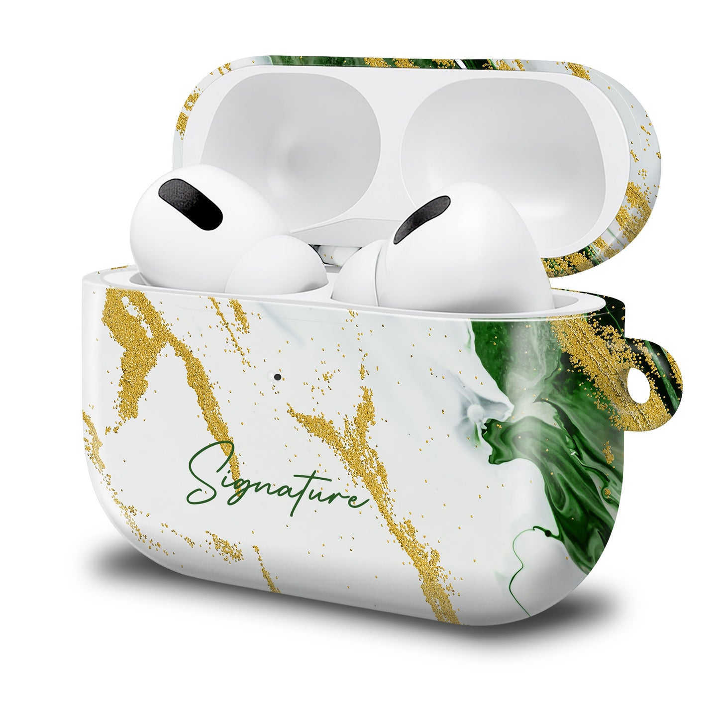 Husă NALIA Emerald pentru AirPods Pro - Capacitate 519 mAh, Putere 5W, Dimensiuni 58x44x21 mm
