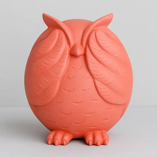 Nichts Böses Sehen Eulenfigur Personalisierbar - 12 cm, Material Keramik