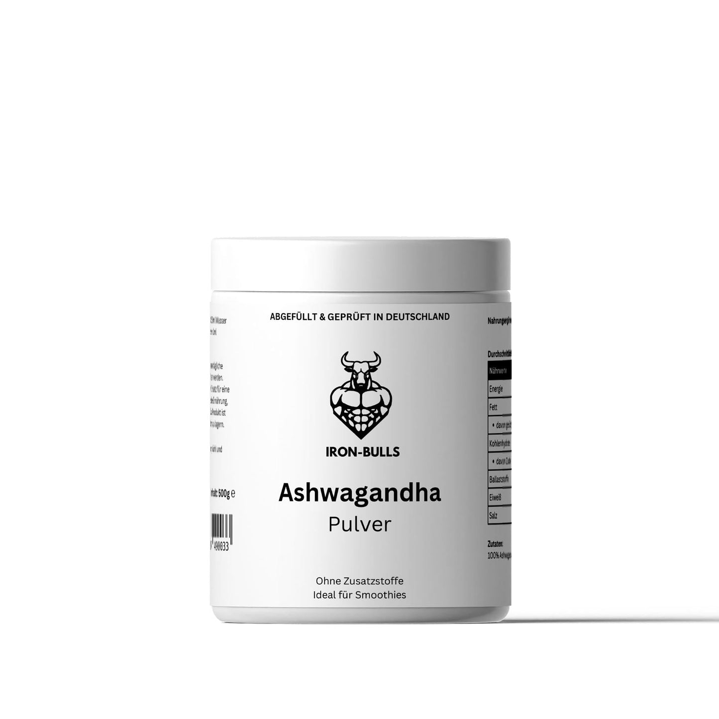 Proszek Ashwagandha 500 g – Czysta 100% Ashwagandha dla większej energii i odporności na stres