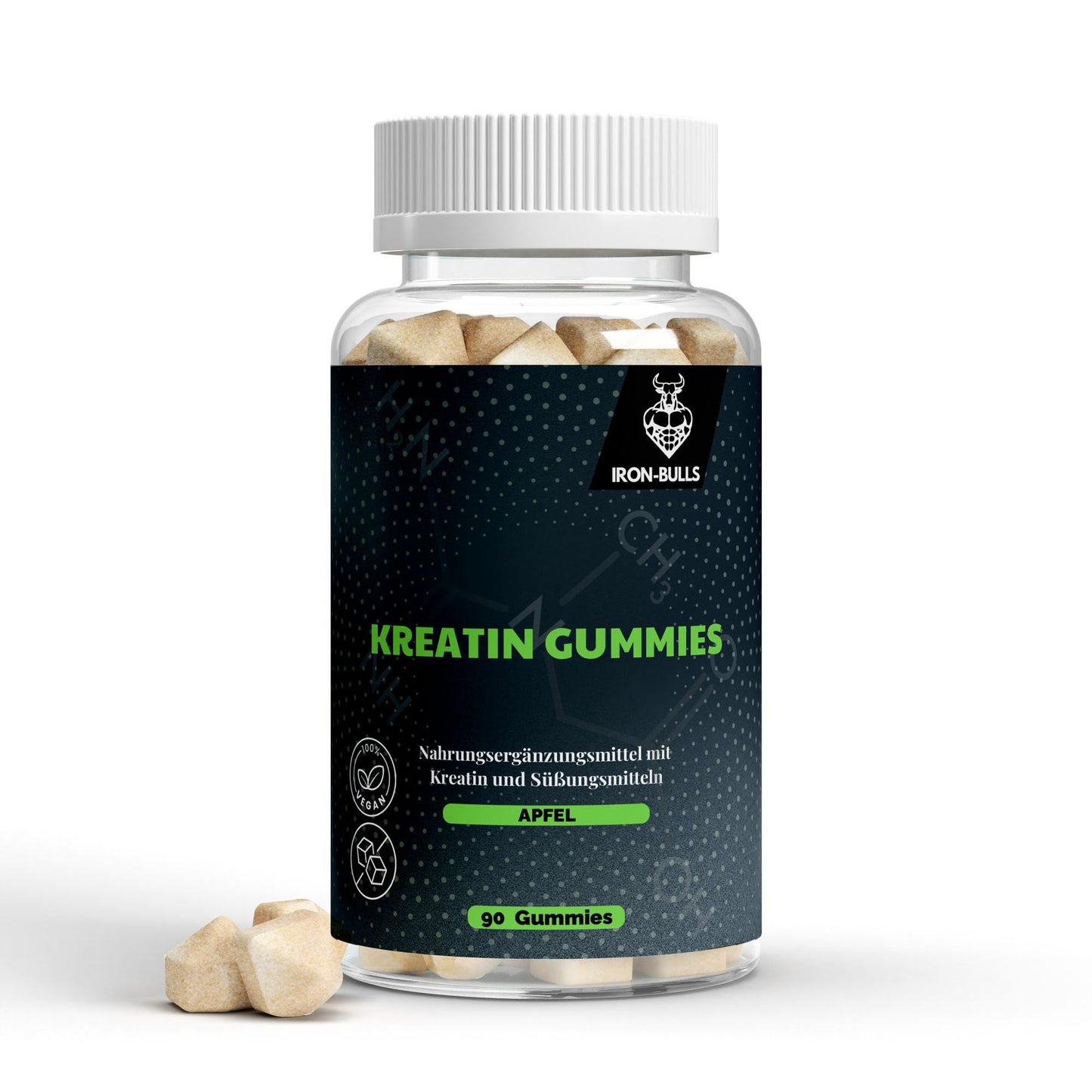 Kreatin Gummies – Zuckerfrei, Vegan & Leistungsstark - 90 Stk.