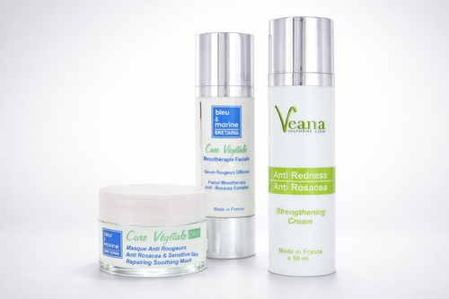 Veana – 3-Stufen-Pflegesystem für empfindliche Haut: Maske (50ml), Serum (30ml) & Creme (50ml)