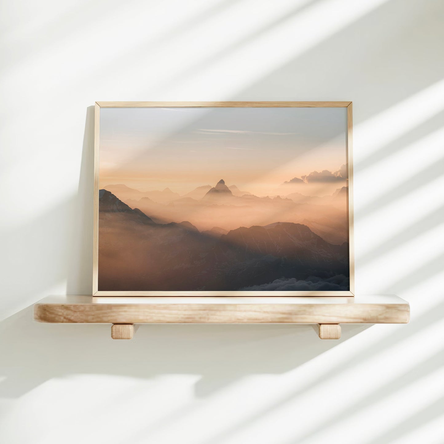 Matterhorn Mont Blanc Fotodruck Premium - Papier 200 G/M² Größenwahl