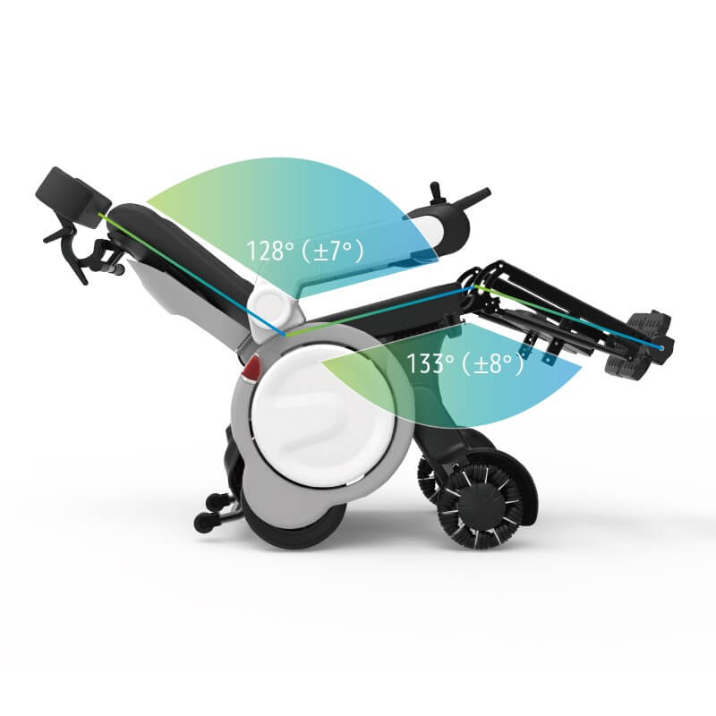 Faltbarer Elektrorollstuhl – 25 km Reichweite & App-Steuerung